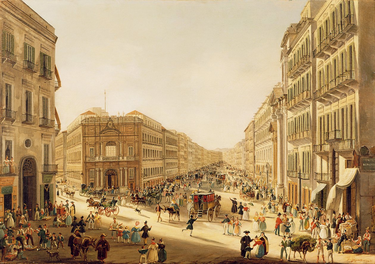 Via Toledo à Naples - Giacinto Gigante
