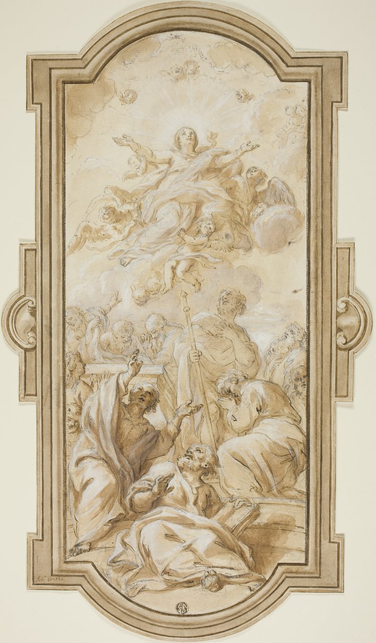Assomption de la Vierge - Giacinto Calandrucci