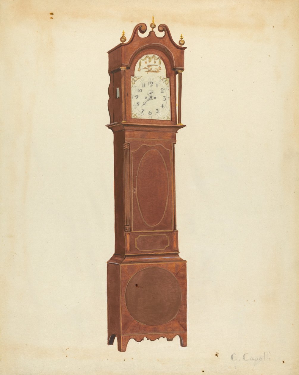 Horloge de grand-père - Giacinto Capelli