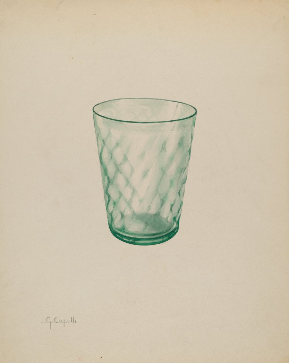 Verre à Tumbler - Giacinto Capelli