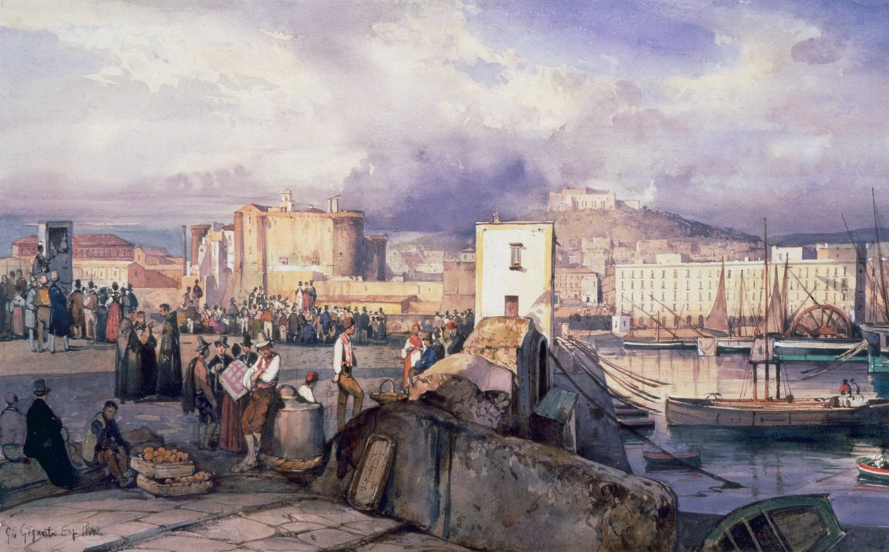 Quai de Naples - Giacinto Gigante