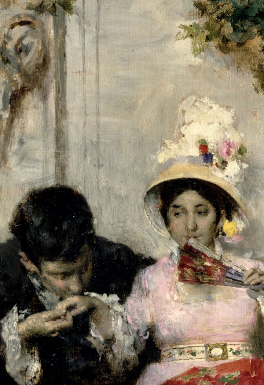 La déclaration (détail) - Giacomo Favretto