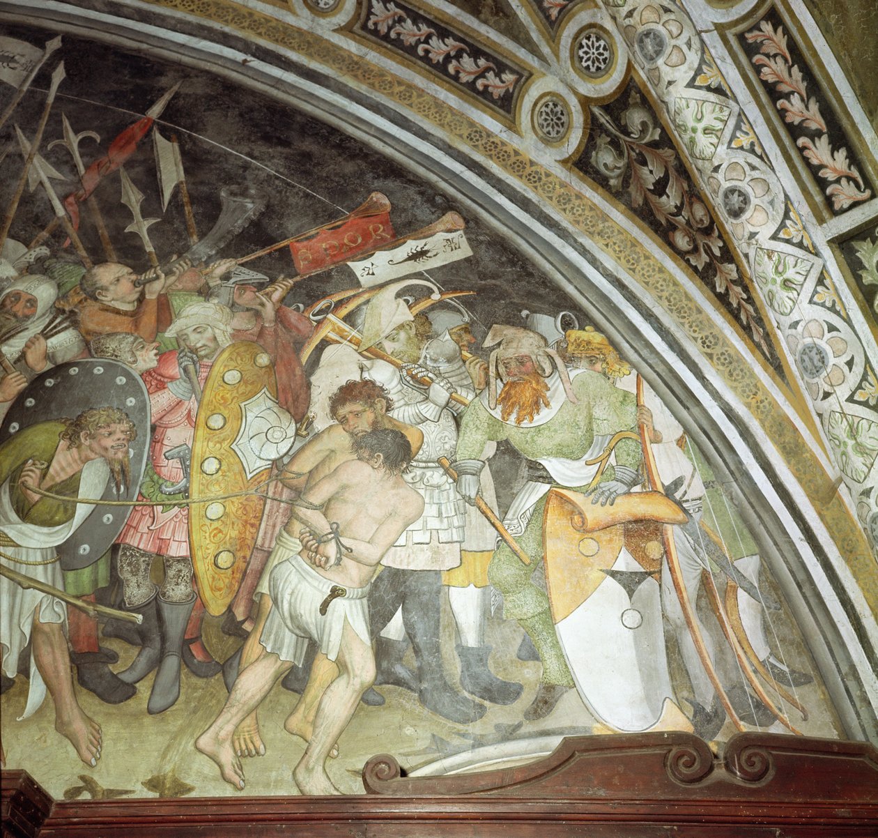 La Route du Calvaire (détail) - Giacomo Jaquerio