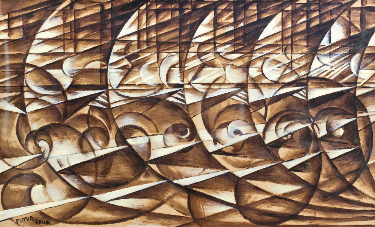 Expansion dynamique et vitesse - Giacomo Balla