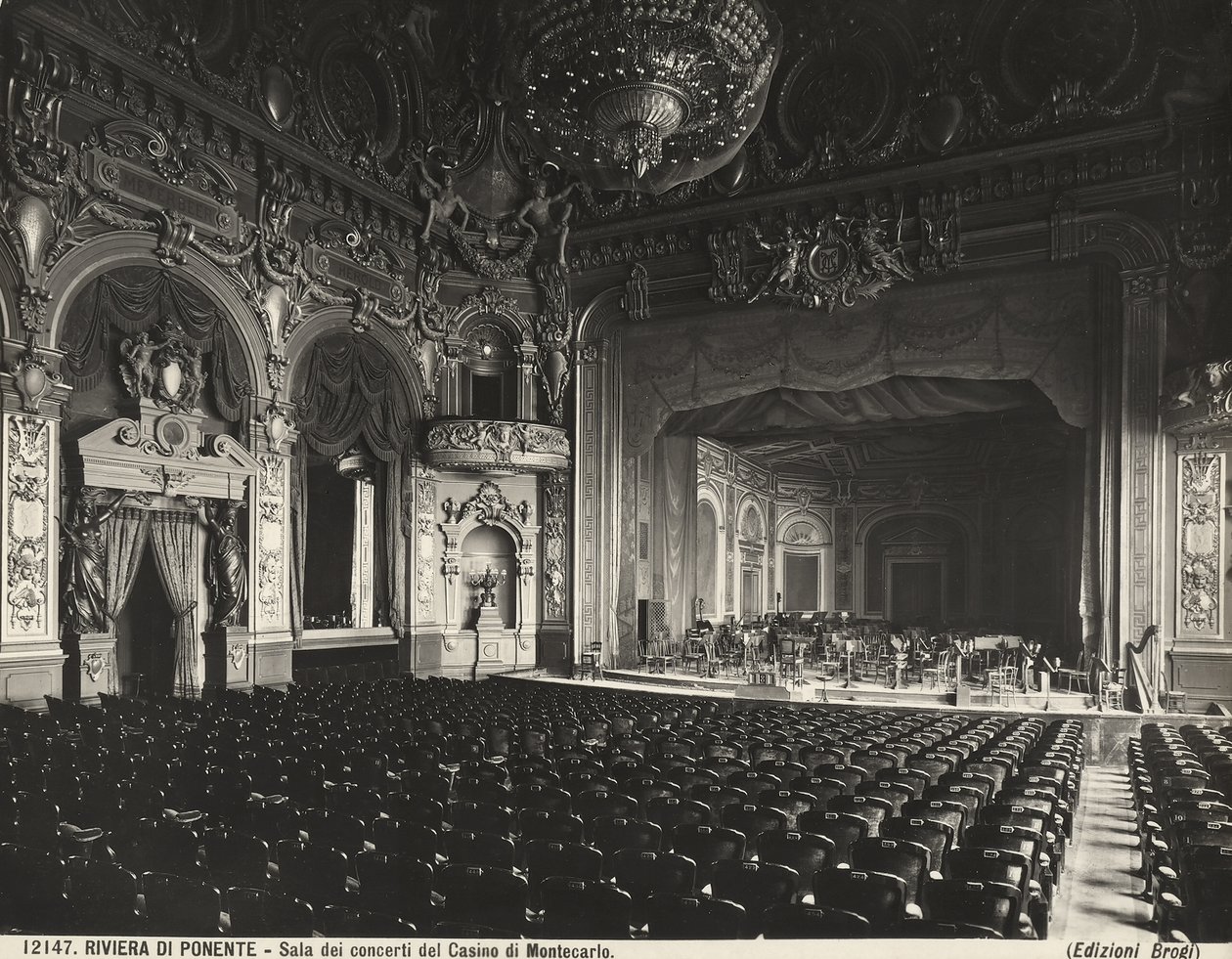 Salle de concert, Casino de Montecarlo, Monaco - Giacomo Brogi