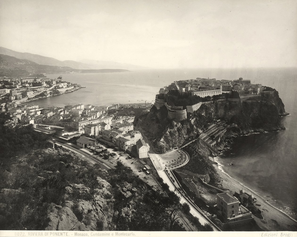 Vue panoramique de Monaco - Giacomo Brogi