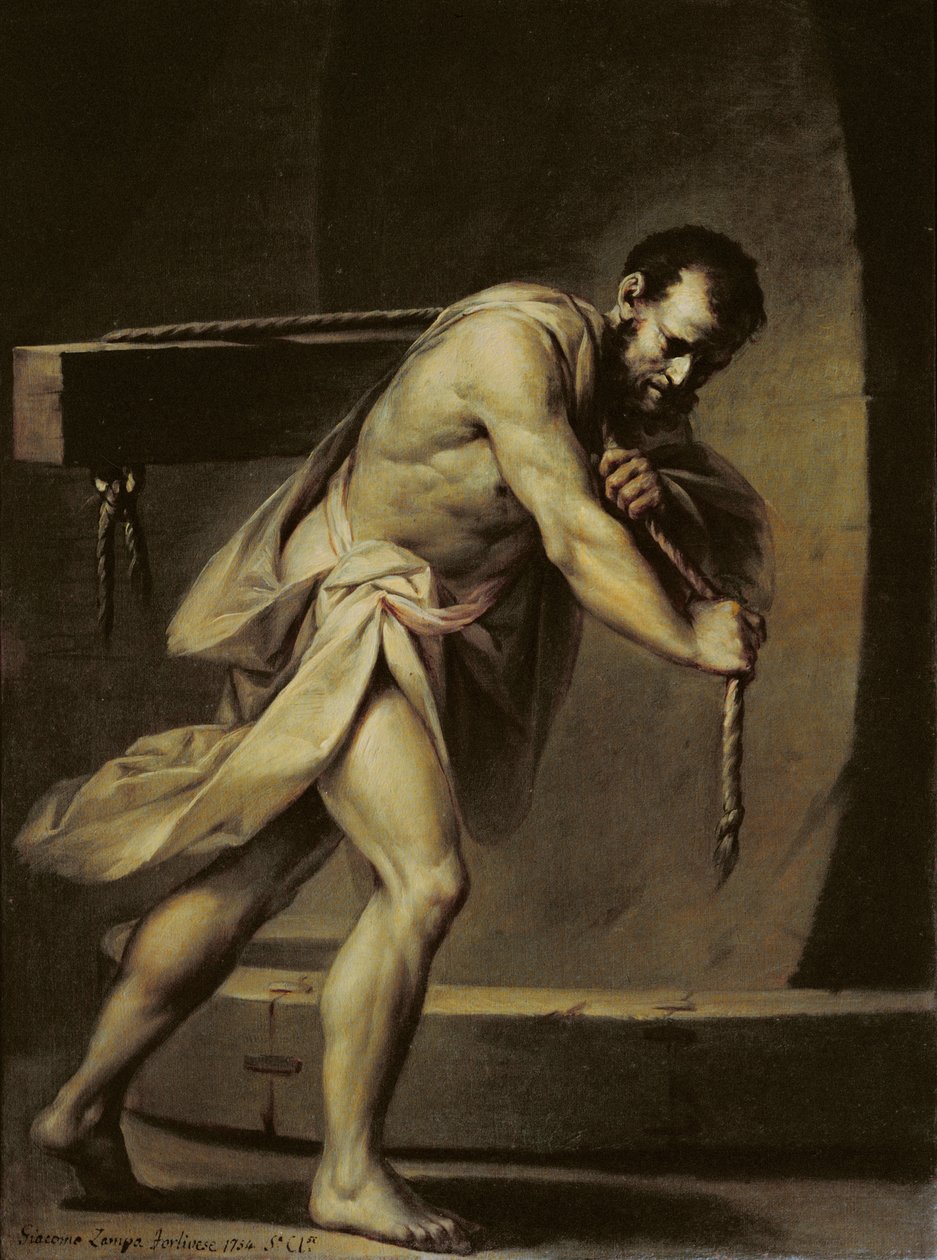 Samson au moulin - Giacomo Zampa