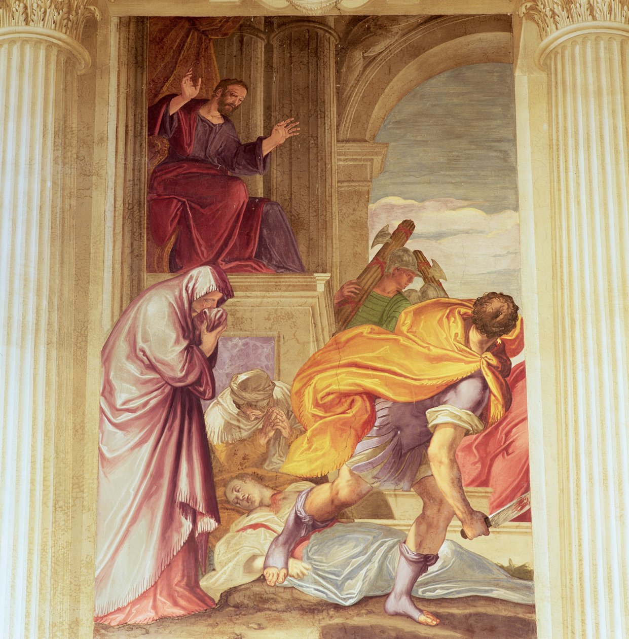 Meurtre de la Vierge - Giambattista (1526 78) Zelotti