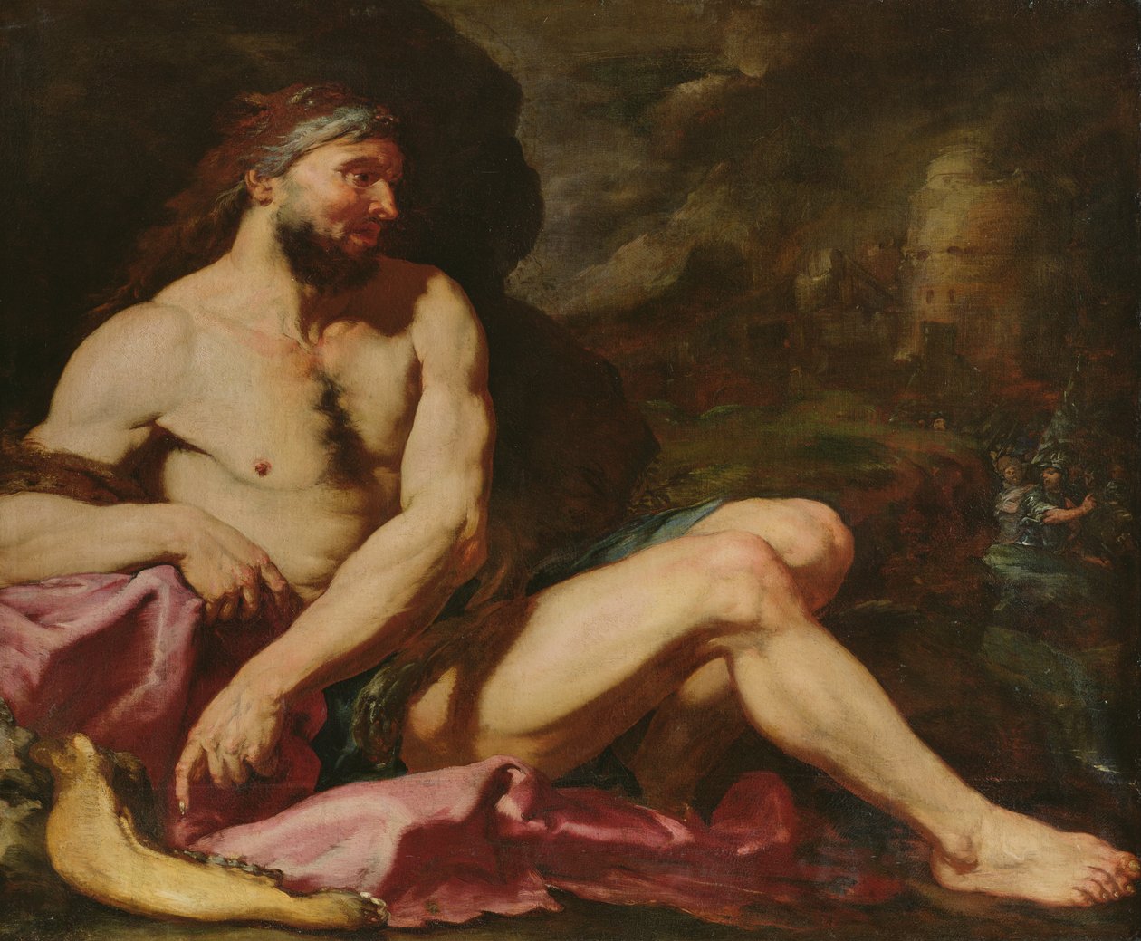 Samson victorieux - Giambattista Langetti