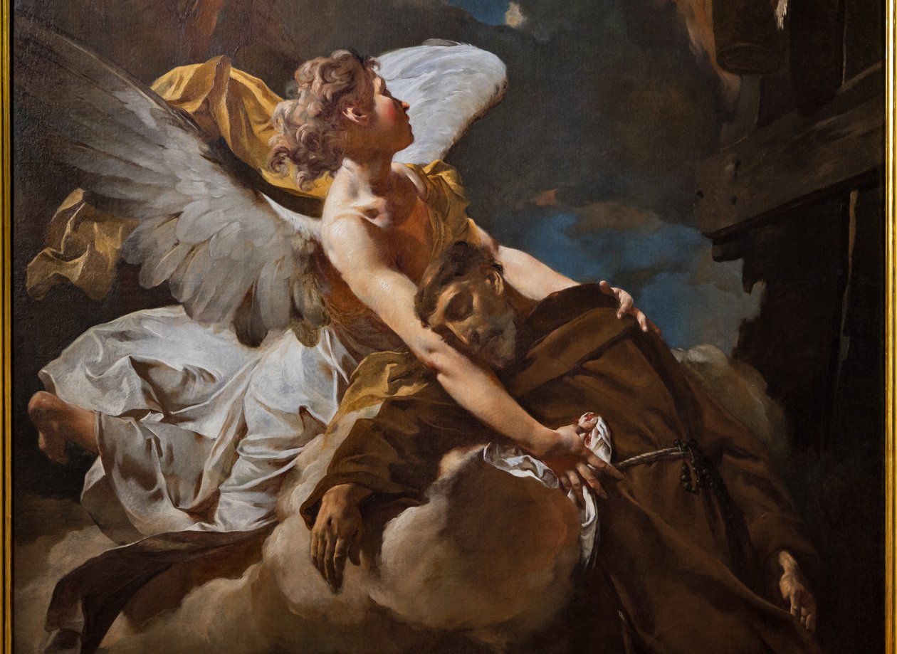 Extase de Saint François (détail) - Giambattista Piazzetta