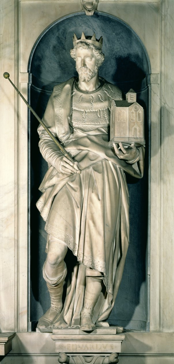 Édouard le Confesseur (vers 1003-66) niche de la chapelle Salviati - Giambologna