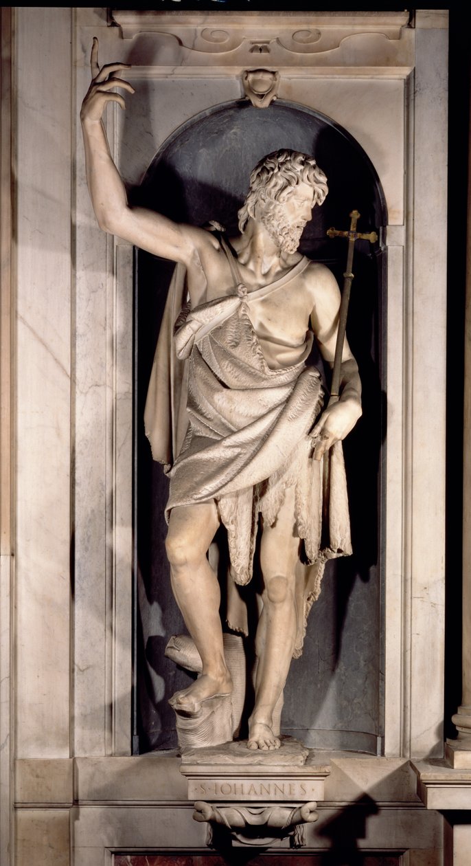 Saint Jean-Baptiste, niche de la Chapelle Salviati - Giambologna