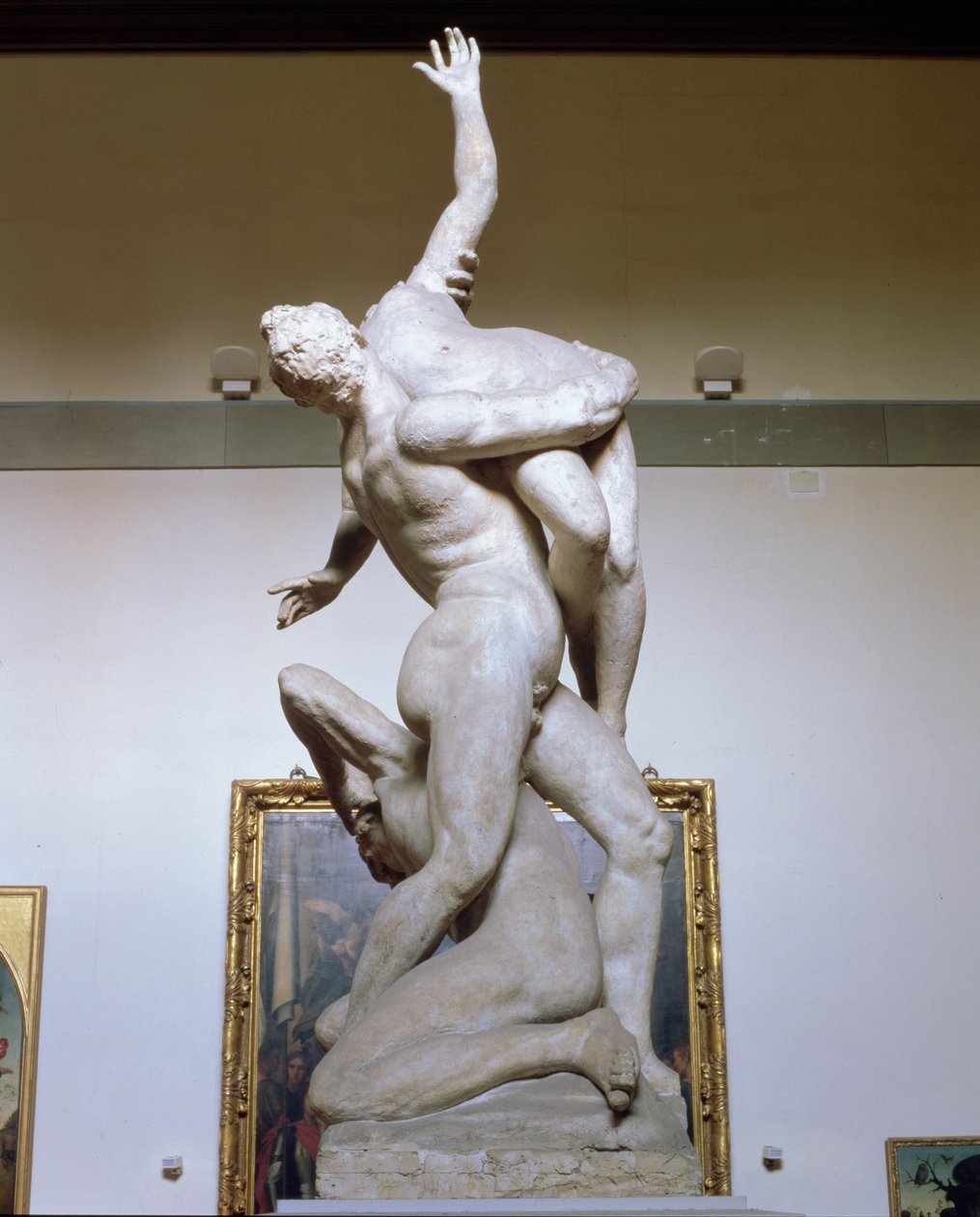 Le viol des Sabines, c.1583 (plâtre) - Giambologna