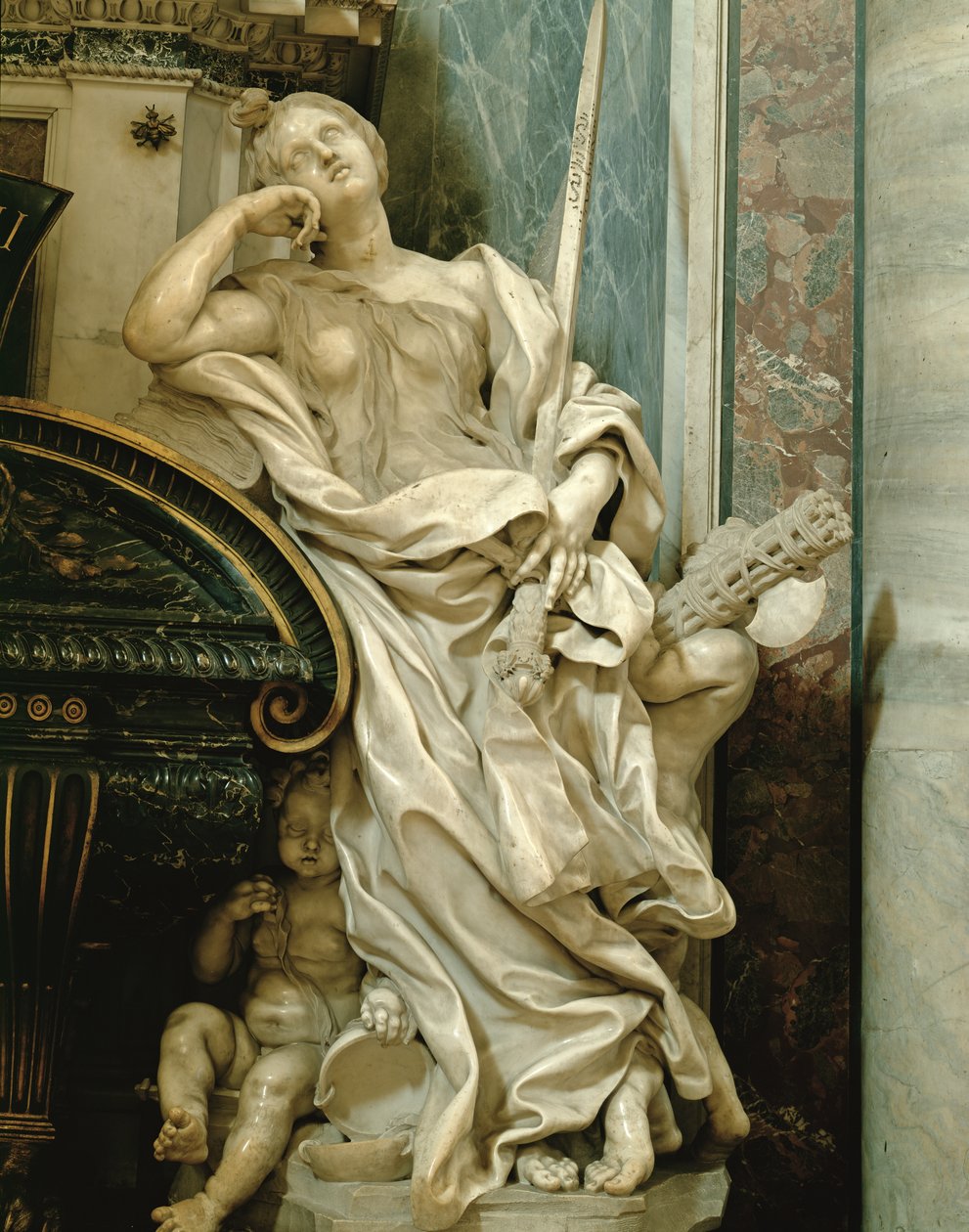 Charité du monument à Urbain VIII (1623-44) - Gian Lorenzo Bernini