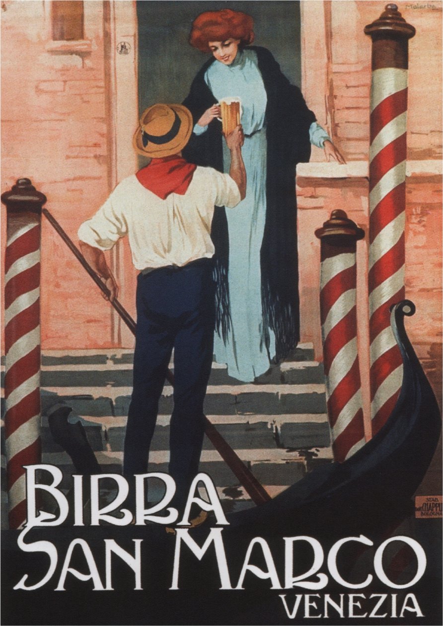Bière San Marco, vers 1909 - Gian Emilio Malerba