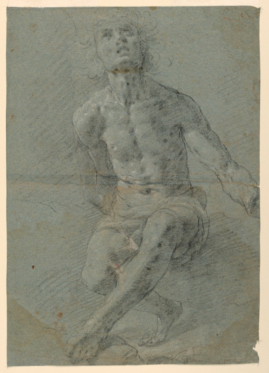 Étude pour un nu masculin - Gian Giacomo Barbelli