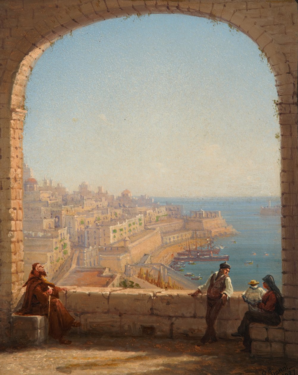 Fort St Elmo, La Valette, 1887 - Giancinto Gianni