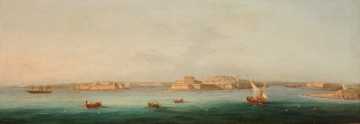 Grand port, Malte, 1869 - Giancinto Gianni