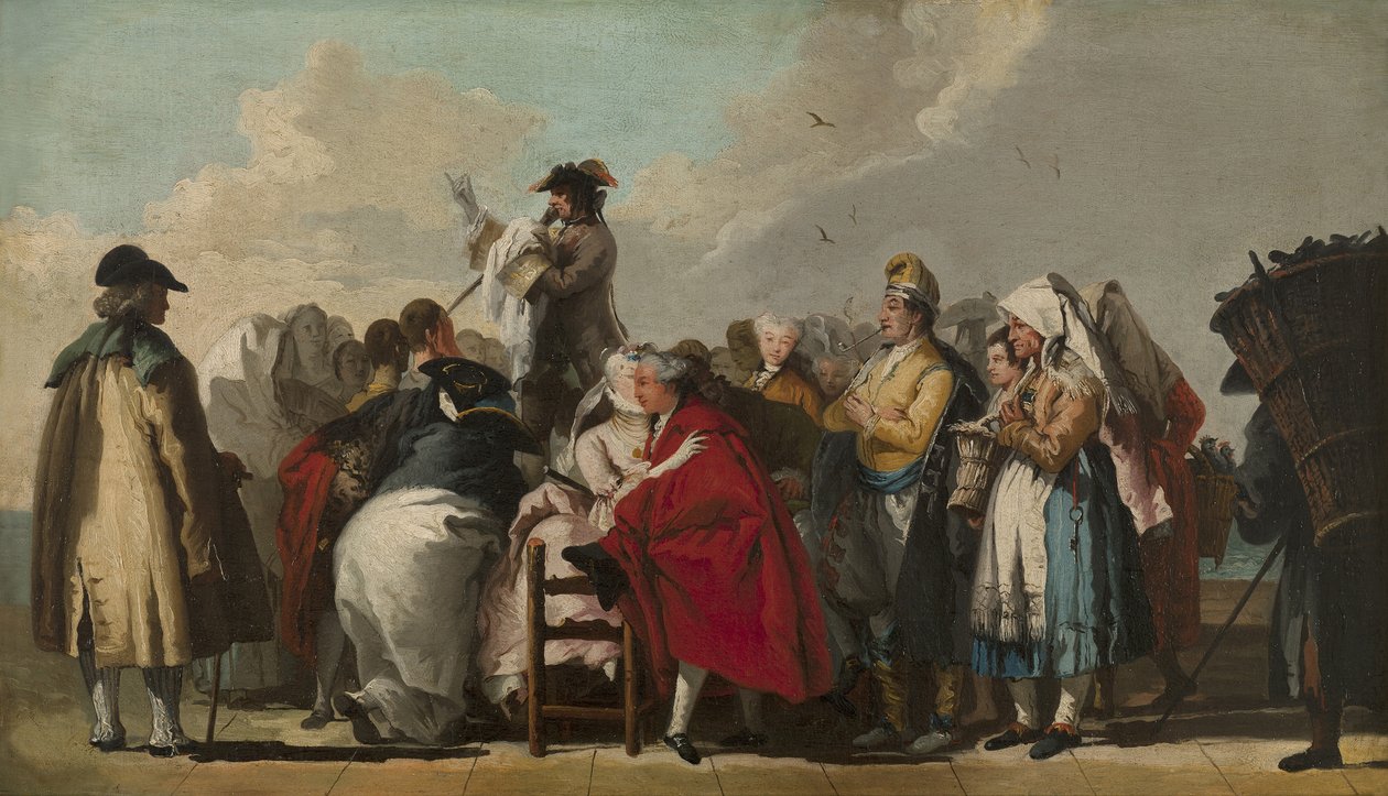 Le charlatan vénitien - Giovanni Domenico Tiepolo