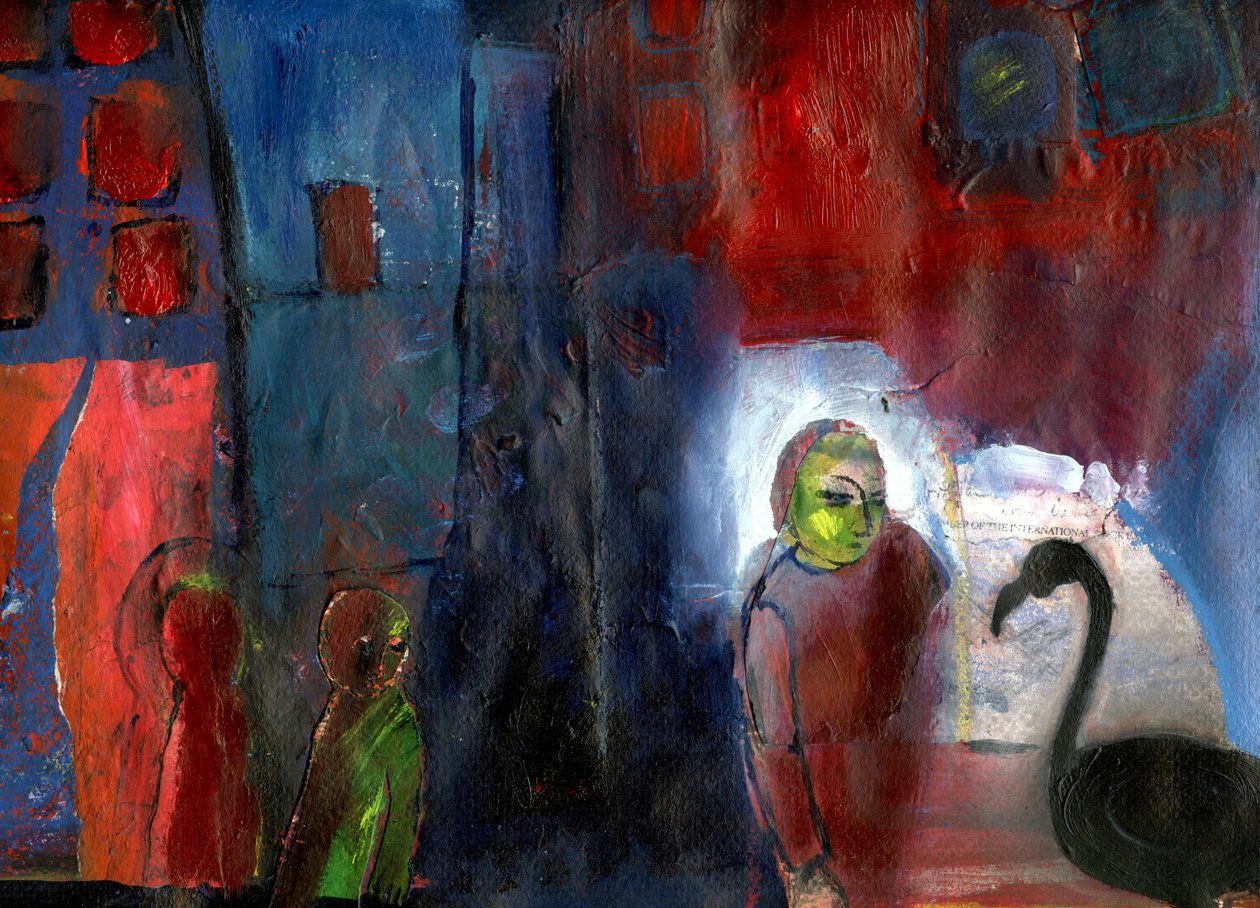 Flamant noir, 2016 - Gigi Sudbury