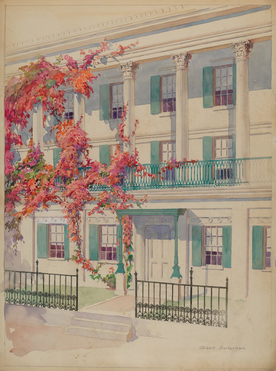 Colonnade, c. 1936 - Gilbert Sackerman