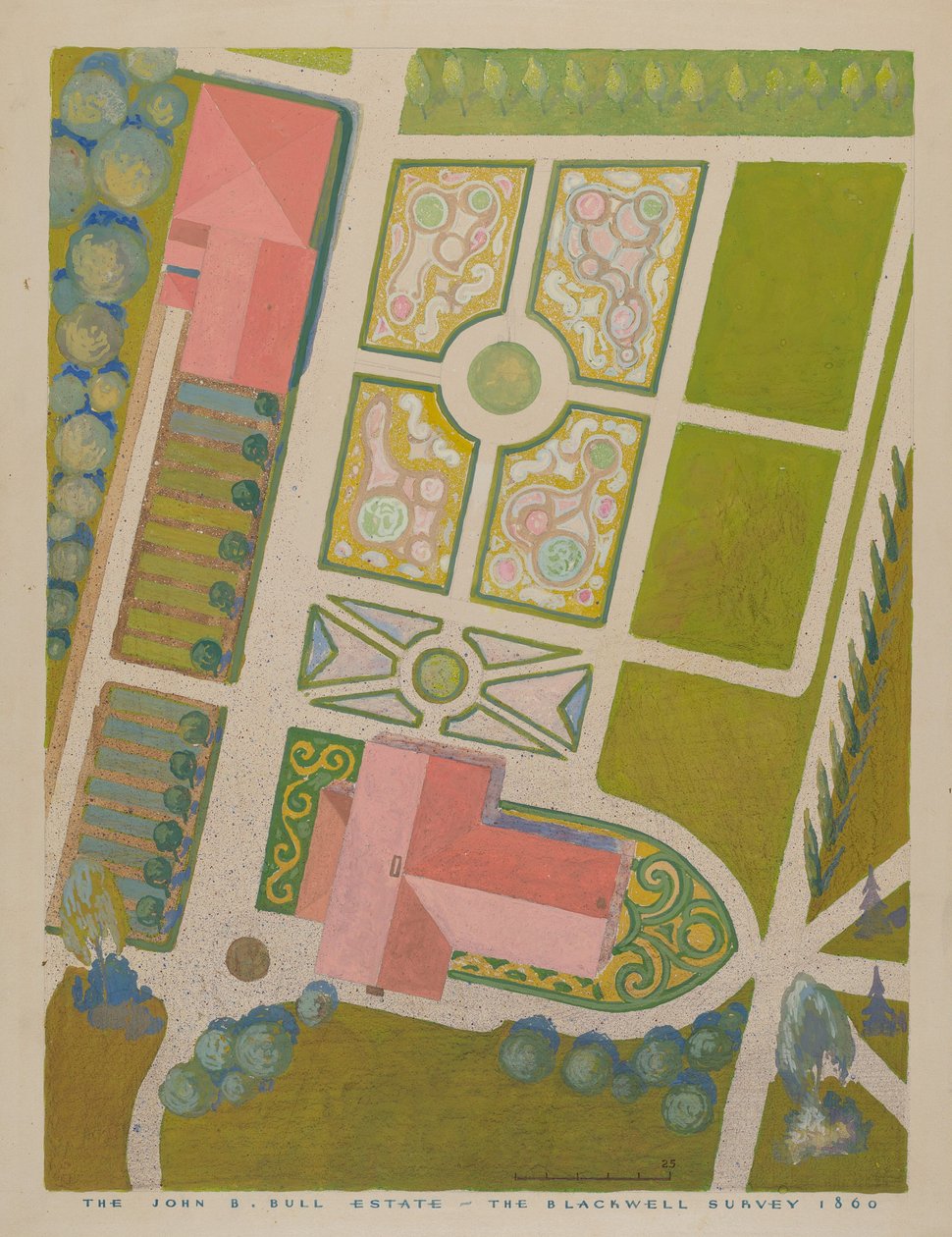 Jardin de John B. Bull, c. 1938 - Gilbert Sackerman