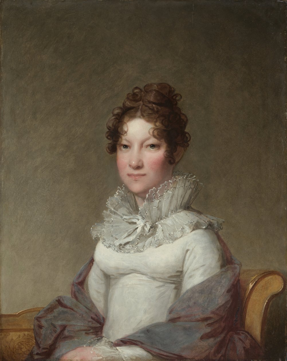 Mary Campbell Stuart, vers 1815 (huile sur bois) - Gilbert Stuart