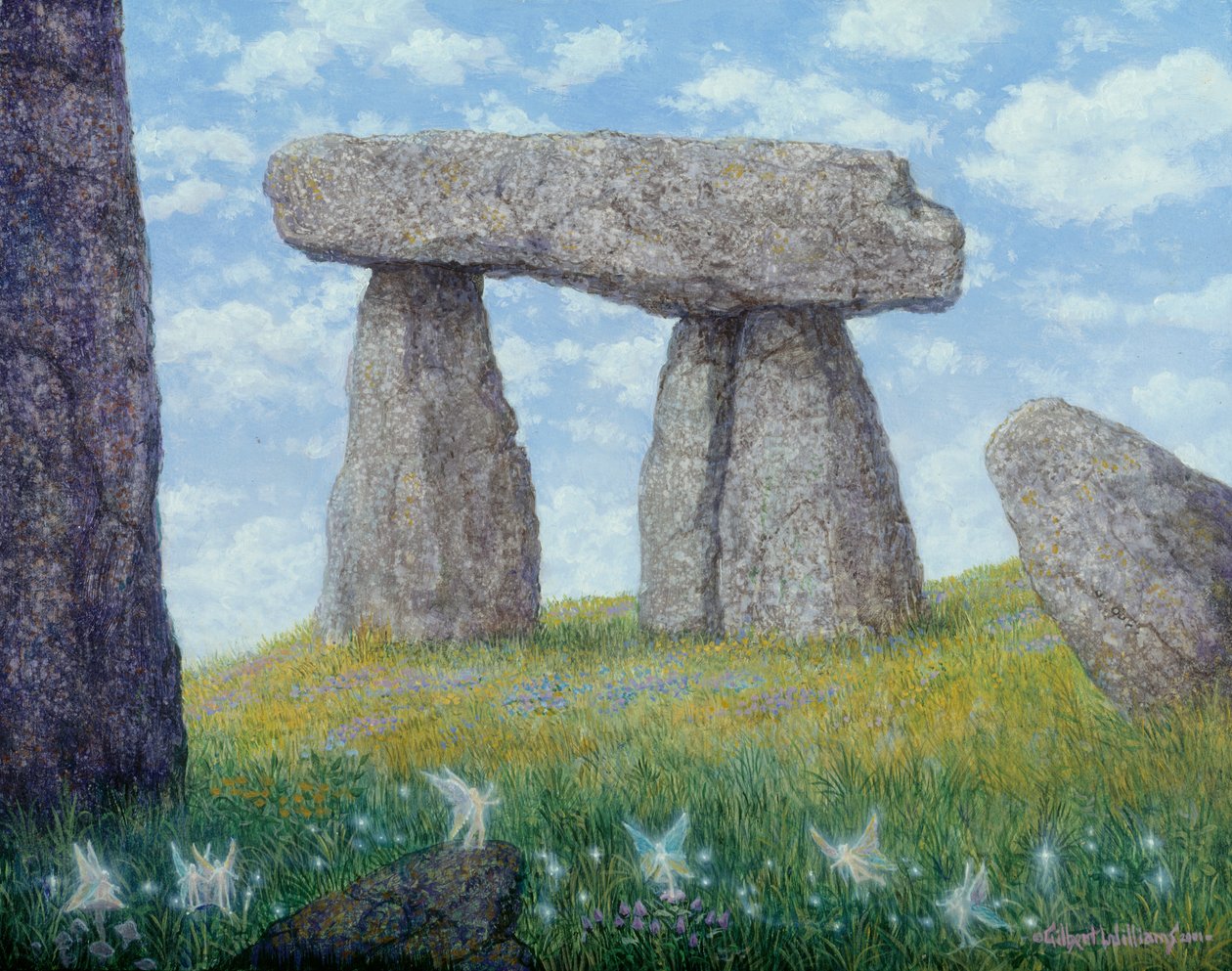 Pierres anciennes, 2001 (acrylique sur panneau) - Gilbert Williams