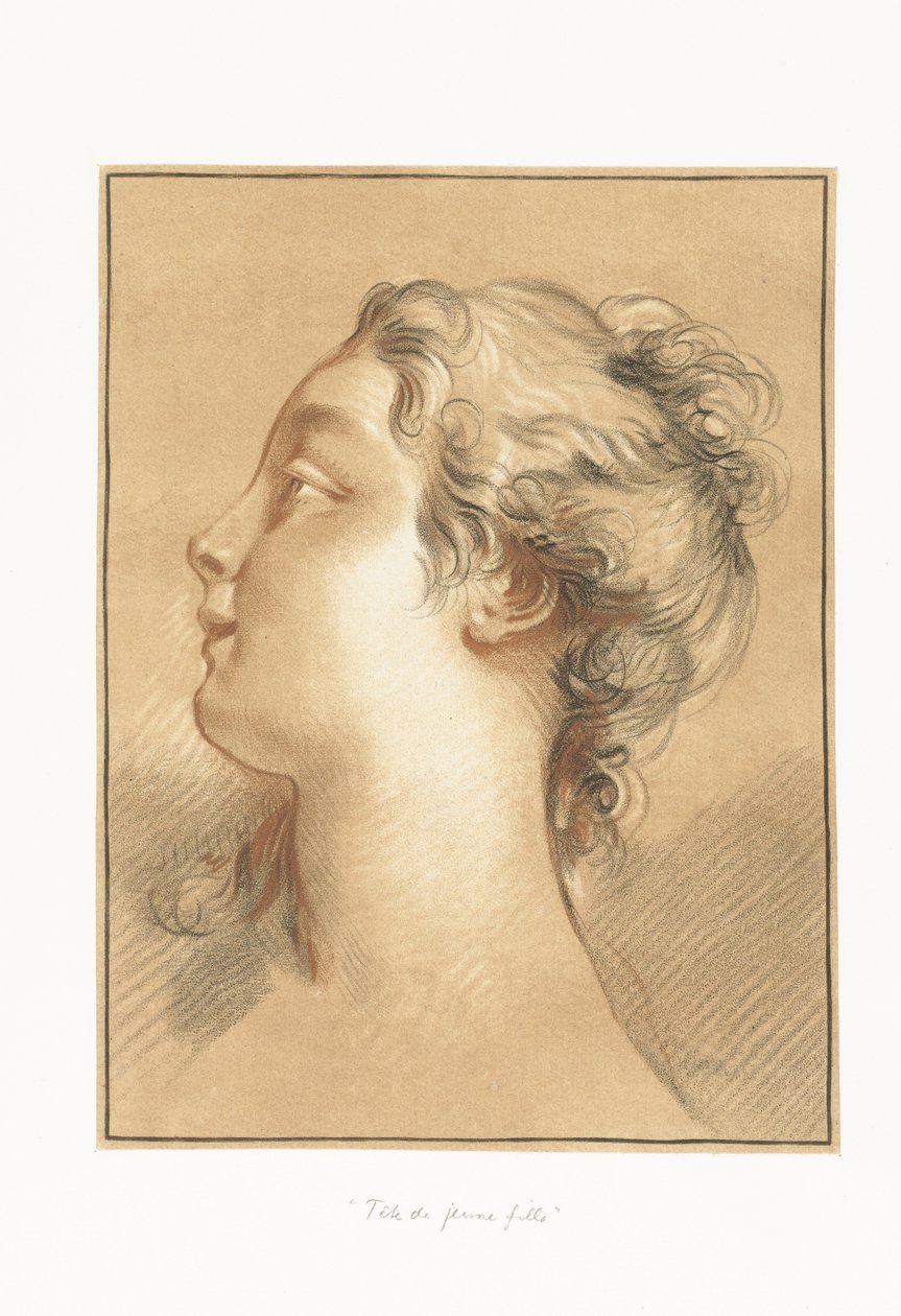 Tête de jeune fille - Gilles Demarteau