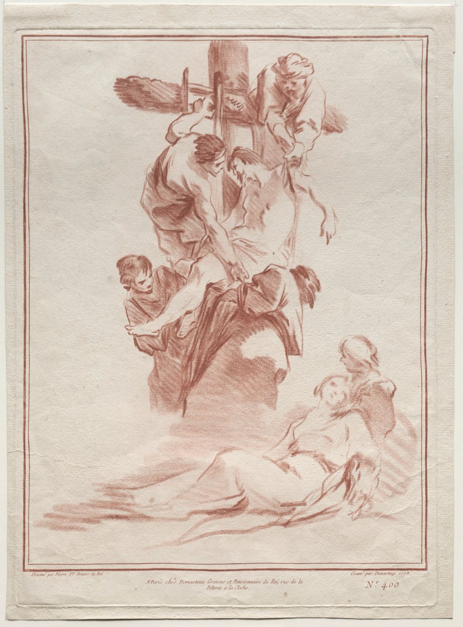 La descente de croix, 1773 - Gilles Demarteau