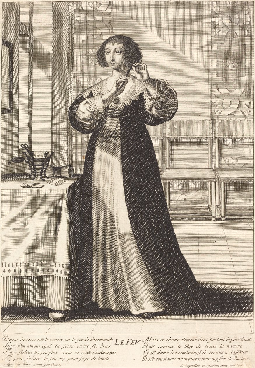 Le Feu - Gilles Rousselet after Grégoire Huret