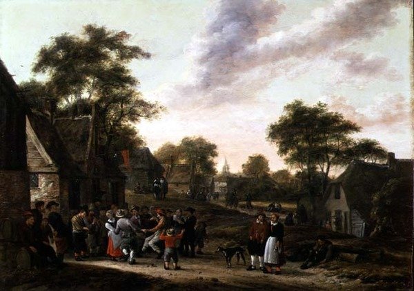 Paysans à une danse - Gillis Rombouts