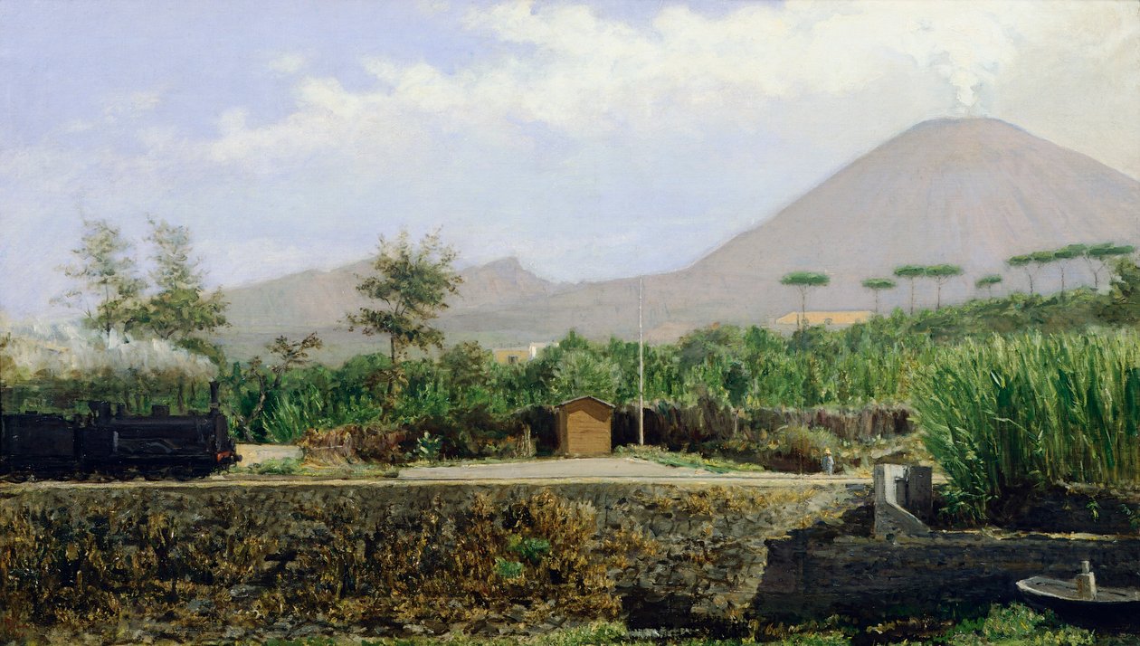 Sous le Vésuve le matin - Gioacchino Toma