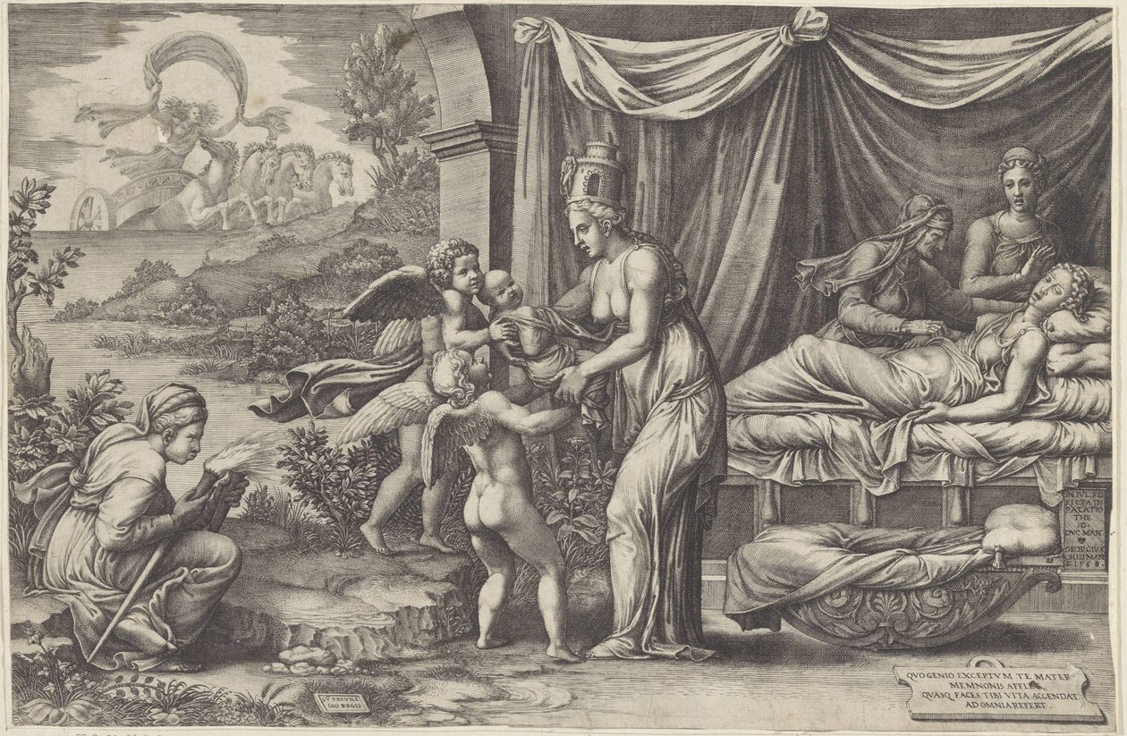 Allégorie de la naissance - Giorgio Ghisi
