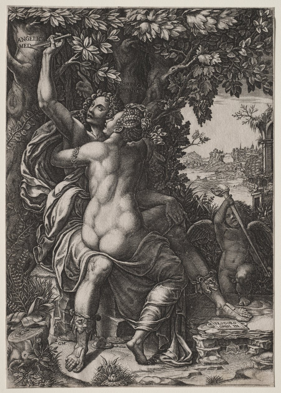 Angélique et Médor - Giorgio Ghisi
