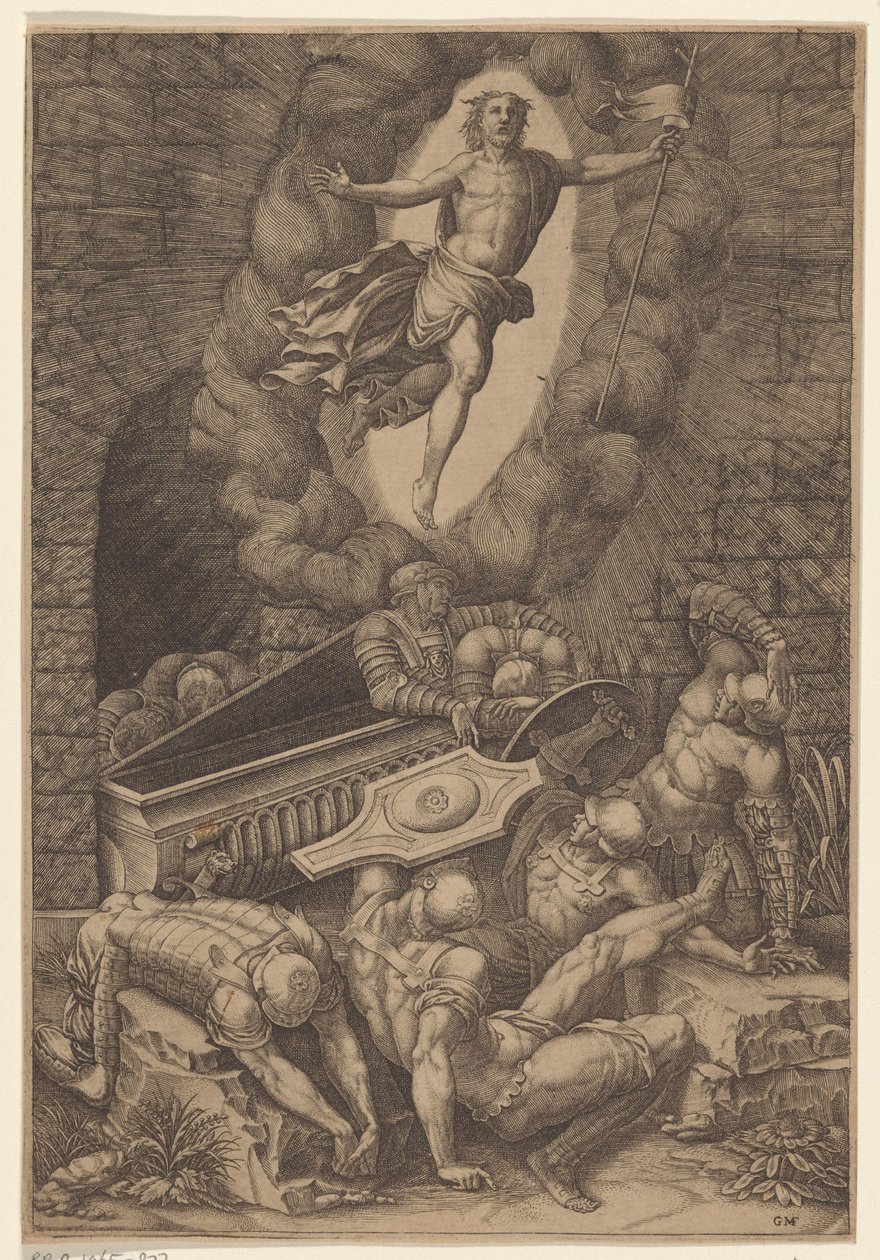 Résurrection du Christ - Giorgio Ghisi