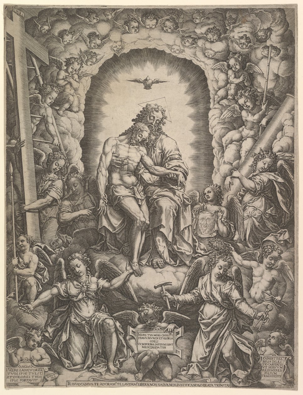 La Trinité, 1576 - Giorgio Ghisi