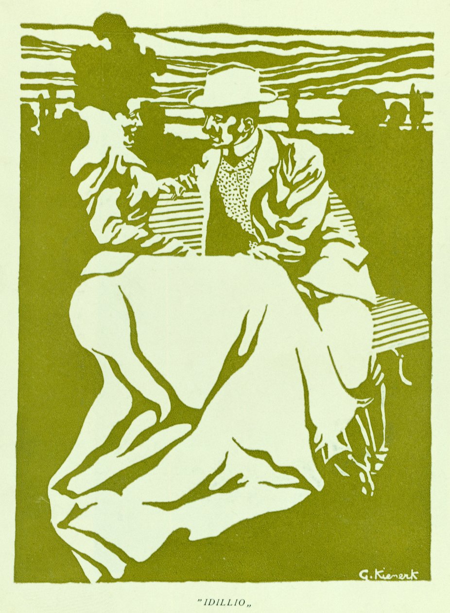 Idylle, publié dans Novissima - Giorgio Kienerk