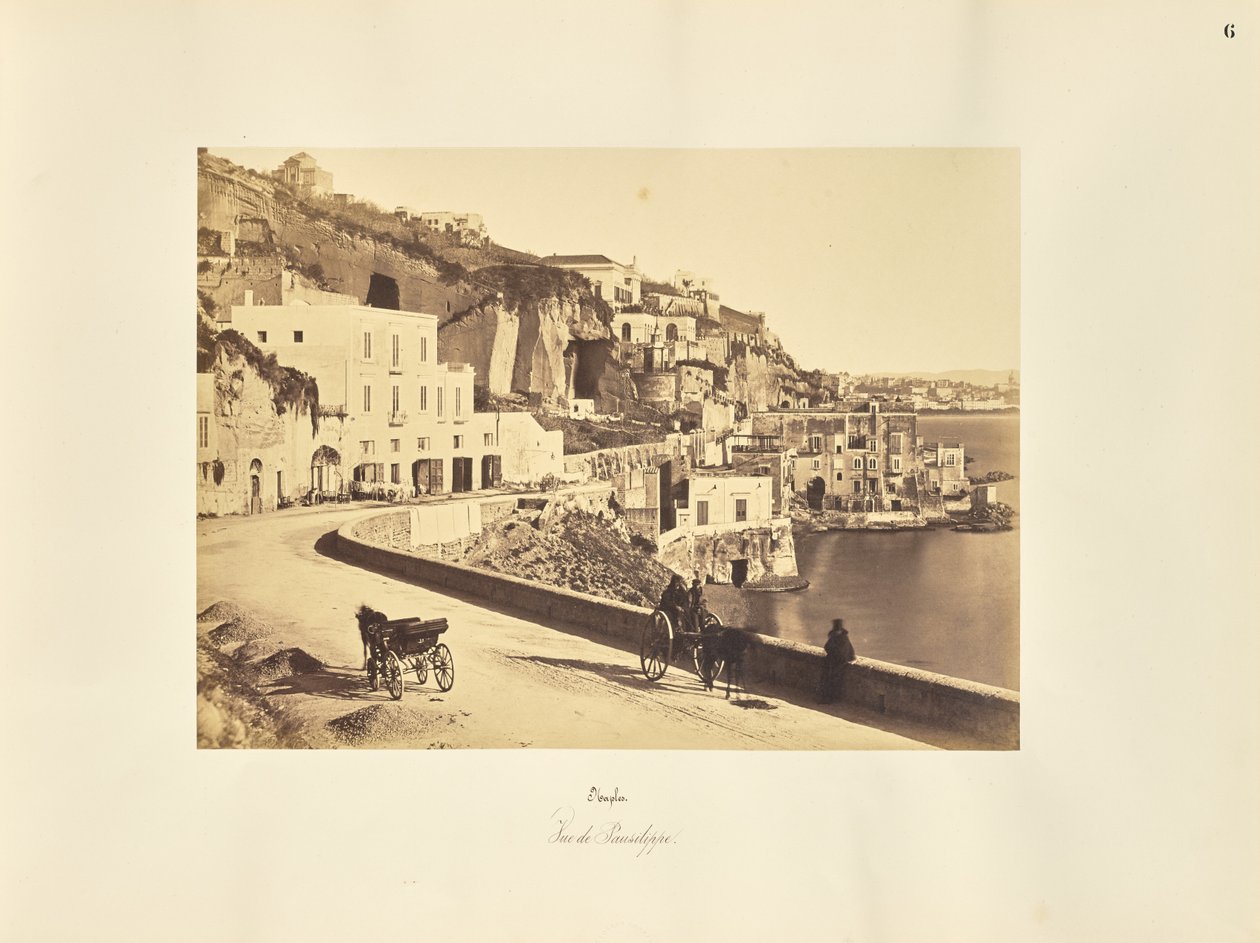 Naples. Vue de Pausilippe - Giorgio Sommer