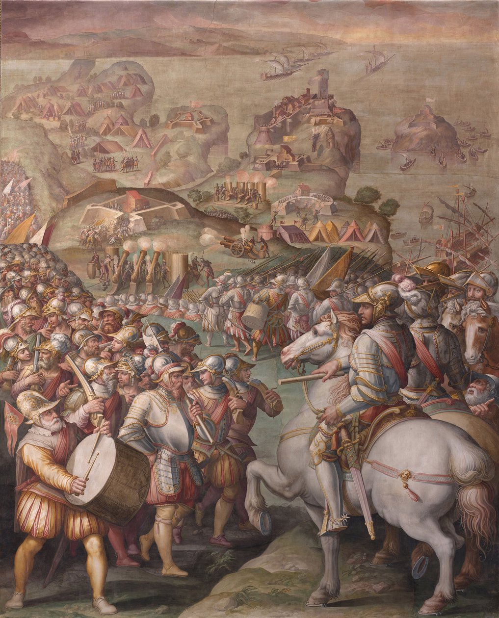 Capture de Porto Ercole, 1568-1570 - Giorgio Vasari