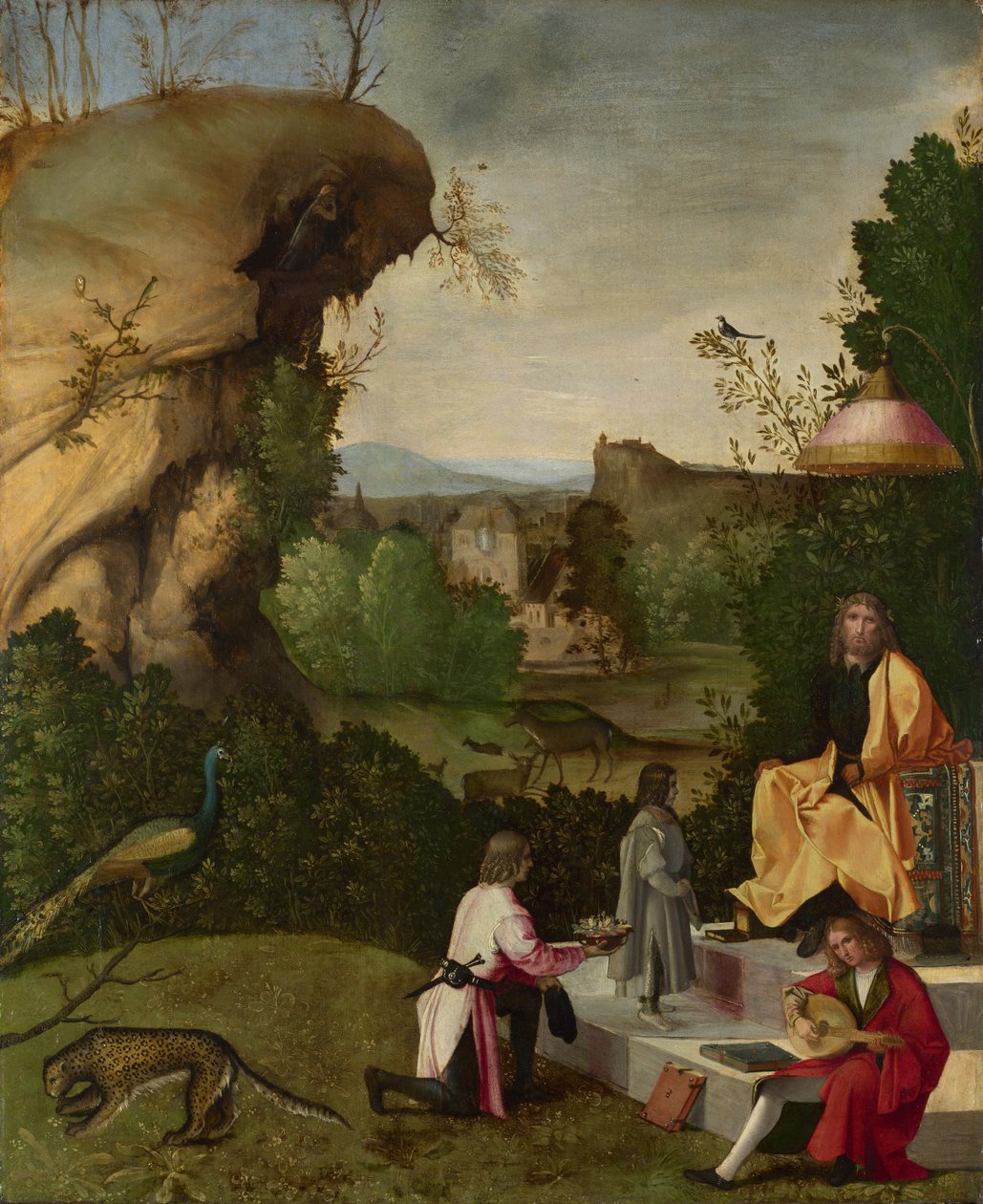 Hommage à un poète, début du 16ème siècle - Giorgione,
