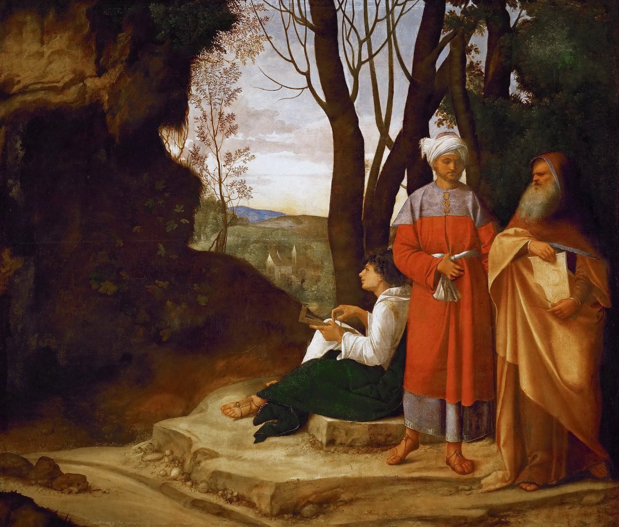Trois philosophes - Giorgione