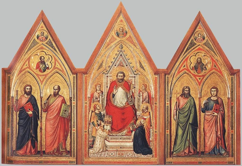 Le Triptyque Stefaneschi (verso) - Giotto di Bondone