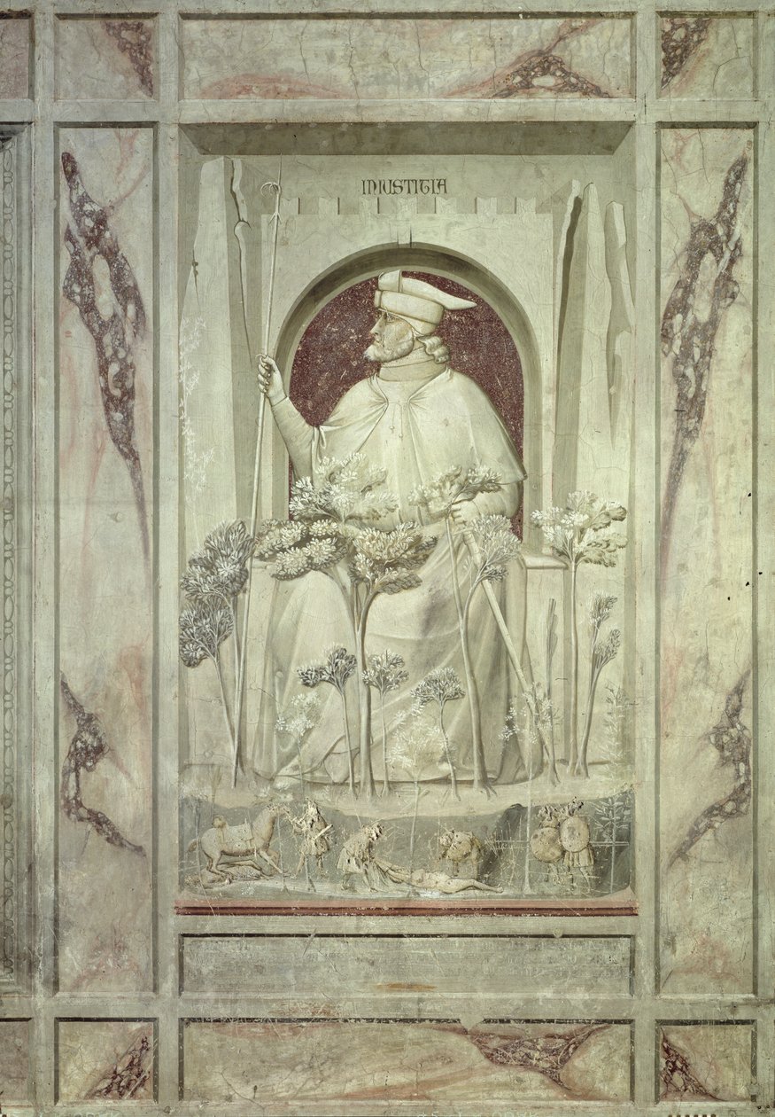 Injustice, c.1305 - Giotto di Bondone
