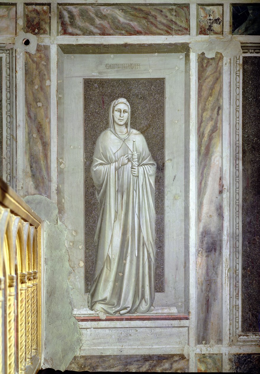 Tempérance, vers 1305 - Giotto di Bondone