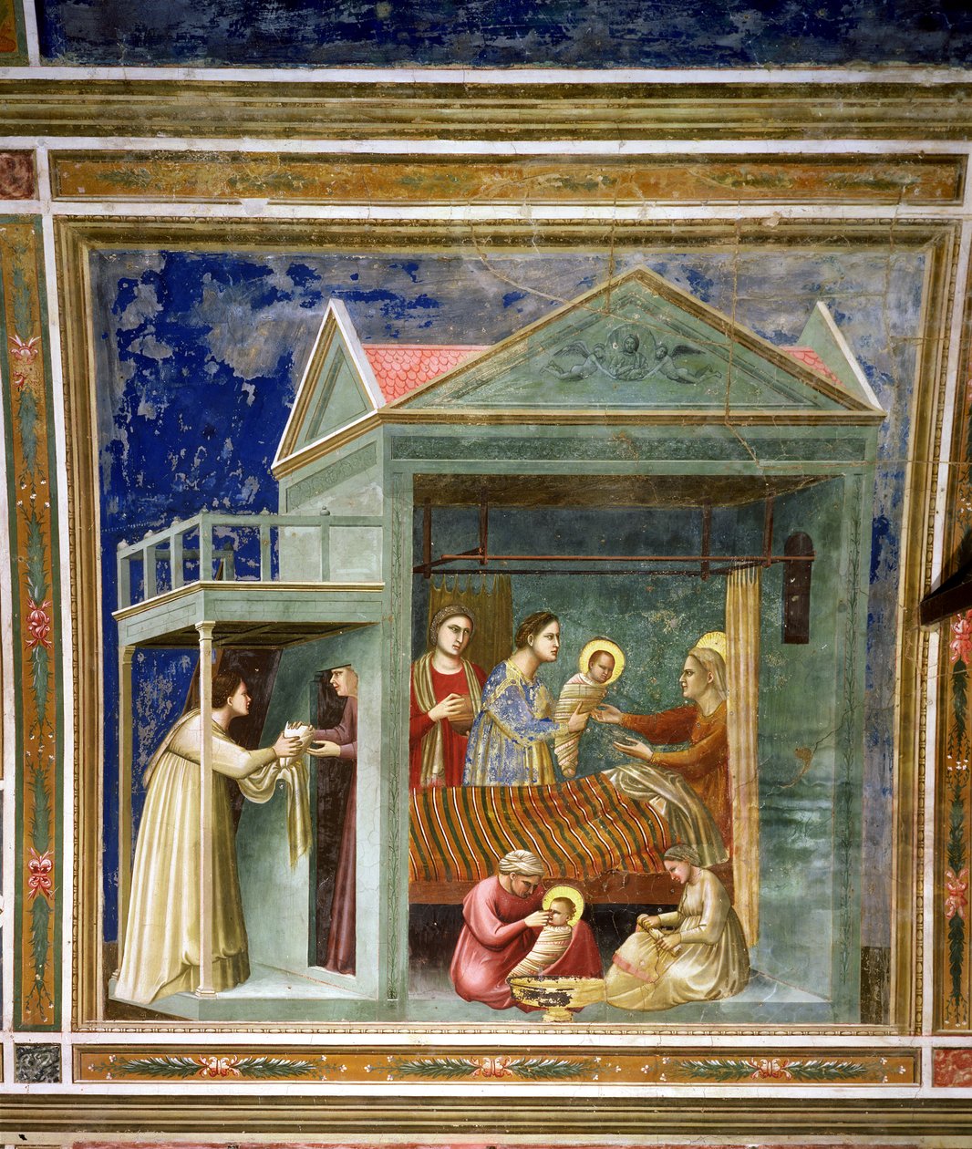 La naissance de la Vierge, vers 1305 - Giotto di Bondone