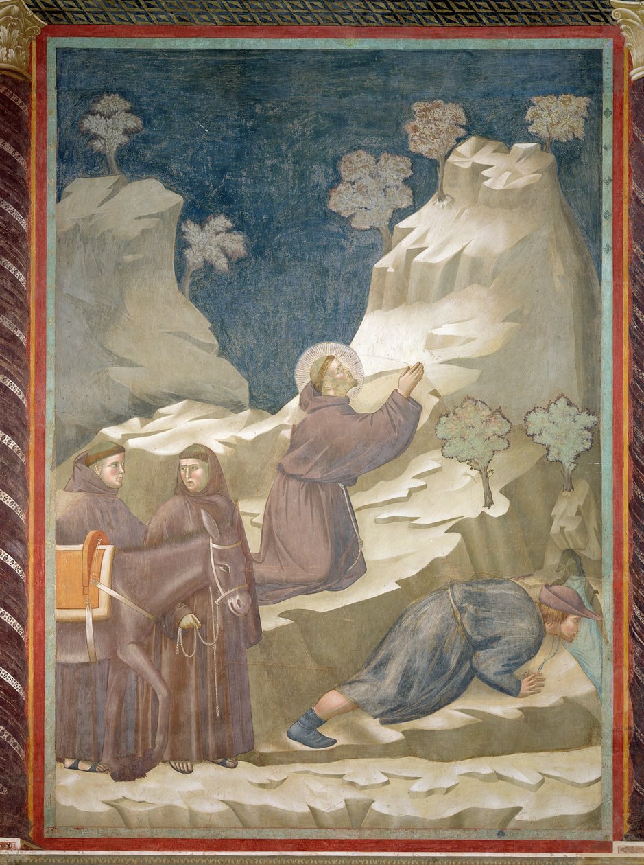 Le miracle de la source - Giotto di Bondone