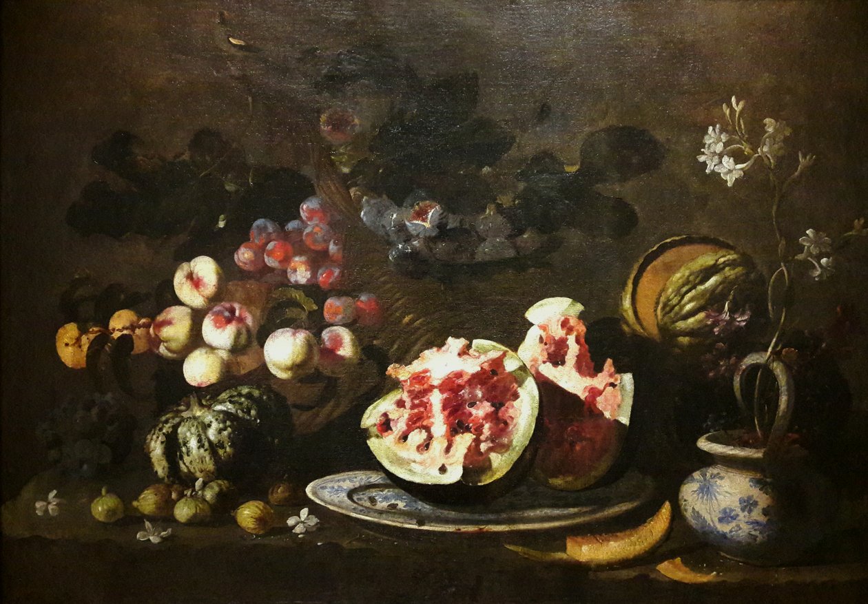 Nature morte avec fruits - Giovanni Battista Ruoppolo or Ruopolo