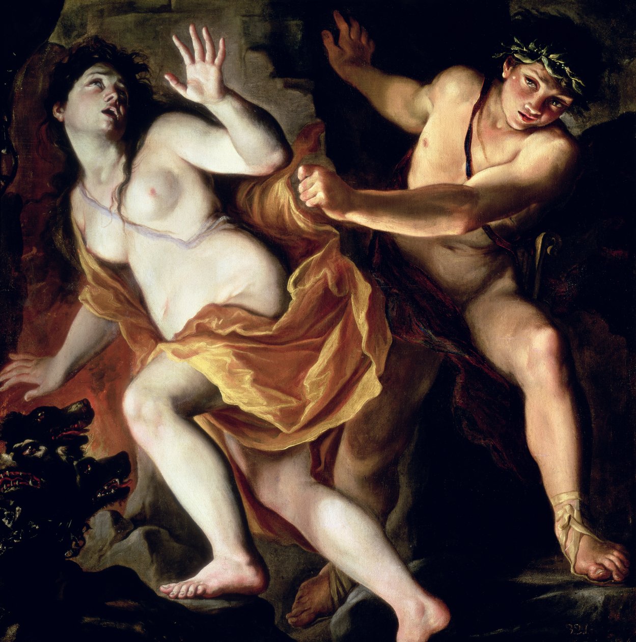 Orphée et Eurydice, 1695-1705 - Giovanni Antonio Burrini or Burino
