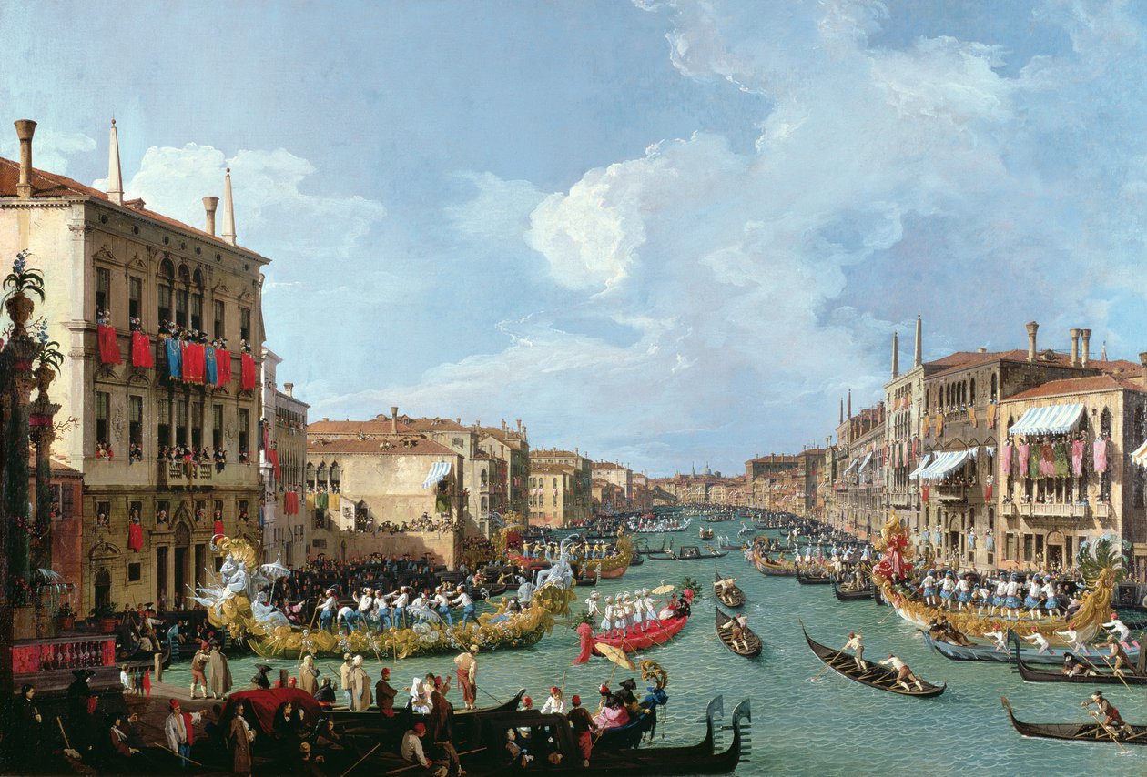 Régate sur le Grand Canal - Giovanni Antonio Canal